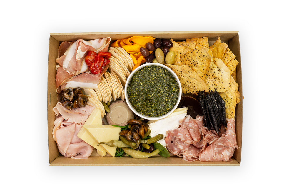 Charcuterie Boxes Deluxe - A Gourmet Plate