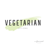 Vegetarian Items - A Gourmet Plate